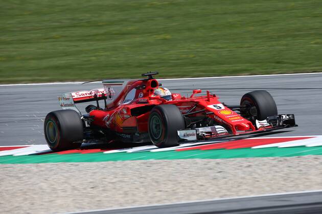 Austrian Grand Prix, Red Bull Ring 06 - 09 July 2017 07.07.2017- Free Practice 1, Sebastian Vettel (GER) Scuderia Ferrari SF70H 