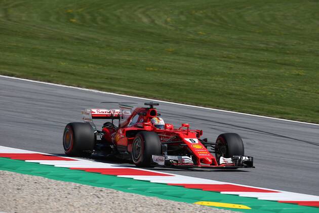 Austrian Grand Prix, Red Bull Ring 06 - 09 July 2017 07.07.2017- Free Practice 1, Sebastian Vettel (GER) Scuderia Ferrari SF70H 