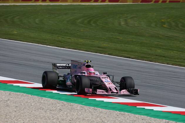 Austrian Grand Prix, Red Bull Ring 06 - 09 July 2017 07.07.2017- Free Practice 1, Esteban Ocon (FRA) Sahara Force India F1 VJM10 