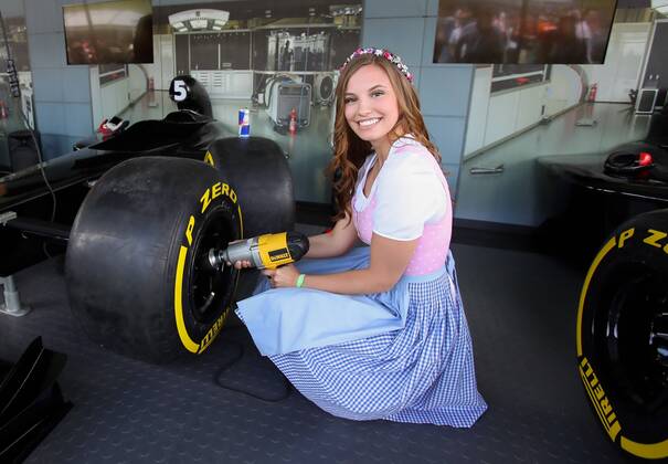 FORMULA 1 - GP of Austria 2017 SPIELBERG,AUSTRIA,07.JUL.17 - MOTORSPORTS, FORMULA 1 - Grand Prix of Austria, Red Bull Ring, free practice. Image shows Sophie. Keywords: Formula Una. GEPAxpictures xChristianxWalgram
