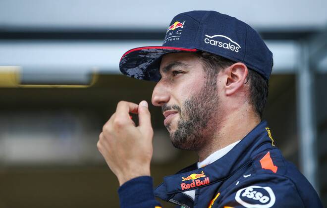 FORMULA 1 - GP of Austria 2017 SPIELBERG,AUSTRIA,07.JUL.17 - MOTORSPORTS, FORMULA 1 - Grand Prix of Austria, Red Bull Ring, free practice. Image shows Daniel Ricciardo (AUS Red Bull Racing). GEPAxpictures xDanielxGoetzhaber