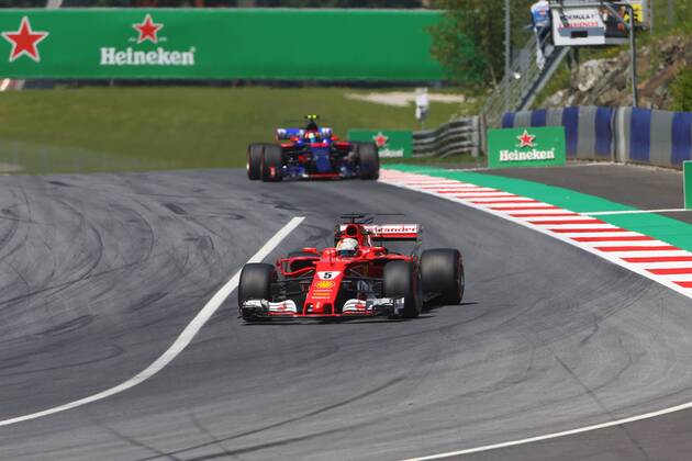 Austrian Grand Prix, Red Bull Ring 06 - 09 July 2017 Austrian Grand Prix, Red Bull Ring 06 - 09 July 2017 07.07.2017- Free Practice 1, Sebastian Vettel (GER) Scuderia Ferrari SF70H 