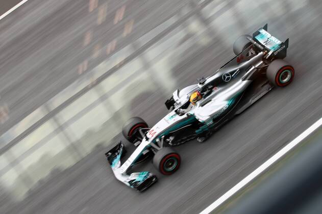 FORMULA 1 - GP of Austria 2017 SPIELBERG,AUSTRIA,08.JUL.17 - MOTORSPORTS, FORMULA 1 - Grand Prix of Austria, Red Bull Ring, qualifying. Image shows Lewis Hamilton (GBR Mercedes). GEPAxpictures xChristianxWalgram