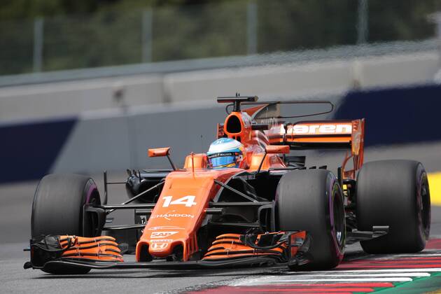 Austrian Grand Prix, Red Bull Ring 06 - 09 July 2017 08.07.2017- Free practice 3, Fernando Alonso (ESP) McLaren Honda MCL32 