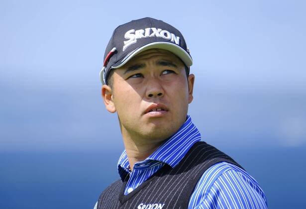 July 8th 2017, Portstewart Golf Club, Portstewart, Northern Ireland; Dubai Duty Free Irish Open Golf Championship, Day 3; Hideki Matsuyama (JPN) on the 1st tee as he slipped down the leaderboard during the third round of the Dubai Duty Free Irish Open xNigelxCookex  ActionPlus11898977