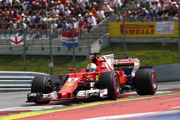 Motorsports: FIA Formula One World Championship WM Weltmeisterschaft 2017, Grand Prix of Austria, 5 Sebastian Vettel (GER, Scuderia Ferrari), Spielberg Austria xHOCHxZWEIx