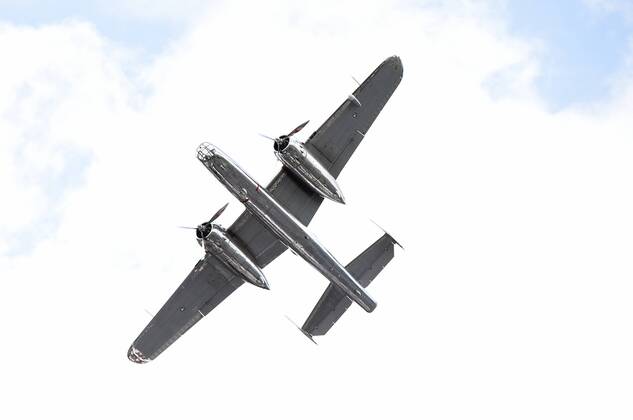 MOTORSPORTS - The Flying Bulls Air Show SPIELBERG,AUSTRIA,09.JUL.17 - MOTORSPORTS - The Flying Bulls Air Show. Image shows shows a plane. GEPAxpictures xMichaelxRiedler
