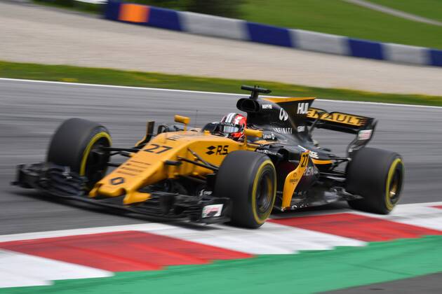 Nico HUELKENBERG,HÜLKENBERG (GER,Renault F1 Team), in seinem Rennwagen, Aktion,Rennen. Formel 1:GP von Oesterreich, Red Bull Ring Zeltweg,Spielberg,Saison 2017,am 09.07.2017.
