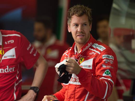 Sebastian Vettel, Scuderia Ferrari, formula 1 GP, Great Britain in Silverstone 13.07.2017 Photo:mspb Vince Mignott Not free for England Sebastian Vettel, formula 1 GP, Great Britain