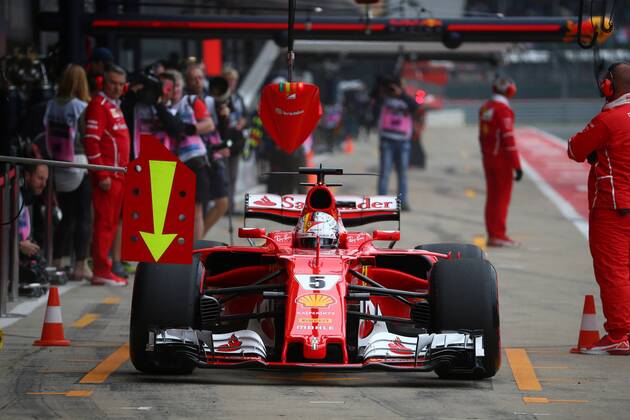 British Grand Prix, Silverstone 13 - 16 July 2017 15.07.2017 - Free Practice 3, Sebastian Vettel (GER) Scuderia Ferrari SF70H 