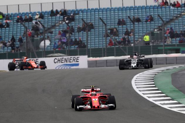 British Grand Prix, Silverstone 13 - 16 July 2017 15.07.2017 - Free Practice 3, Kimi Raikkonen (FIN) Scuderia Ferrari SF70H 
