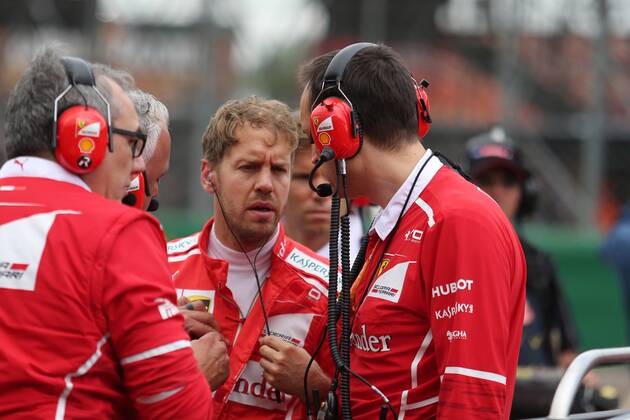 Bilder des Tages - SPORT British Grand Prix, Silverstone 13 - 16 July 2017 16.07.2017 - Race, Sebastian Vettel (GER) Scuderia Ferrari SF70H