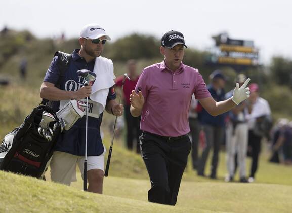 Ian Poulter at the 146th Open Championship at Royal Birkdale Golf Club, Southport, England on July 22, 2017.  LON2017072207 HUGOxPHILPOTT