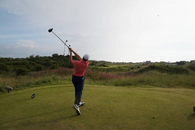 Jordan Spieth (USA), JULY 22, 2017 - Golf : Jordan Spieth of the United States on the 16th hole during the third round of the 146th British Open Golf Championship at Royal Birkdale Golf Club in Southport, Merseyside, England. NOxTHIRDxPARTYxSALES.  (waha020975)