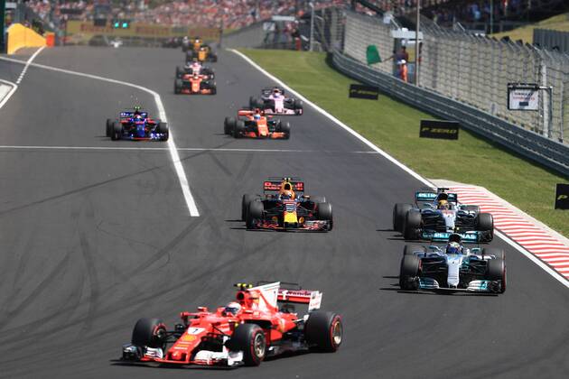 July 30th 2017, Hungaroring, Mogyor& xf3;d, Hungary; Formula One Grand Prix of Hungary, Race Day; Kimi Raikkonen - Scuderia Ferrari SF70H xOctanex  ActionPlus11907931