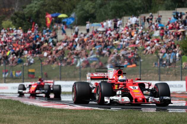 FORMULA 1 - Hungarian GP BUDAPEST,HUNGARY,30.JUL.17 - MOTORSPORTS, FORMULA 1 - Grand Prix of Hungary, Hungaroring. Image shows Sebastian Vettel (GER Ferrari). GEPAxpictures xFritzxMueller