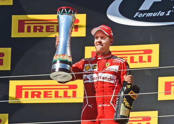Finale, Sieger Sebastian Vettel, Motorsport, Grosser Preis von Ungarn 2017,Fahrerlager, Motorsport, Formel 1, 30.07.2017, Budapest Copyright: xAndre Eibner-Pressefotox EP_JAE