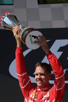 Hungarian Grand Prix, Hungaroring 27 - 30 July 2017 30.07.2017 - Race, Sebastian Vettel (GER) Scuderia Ferrari SF70H race winner 