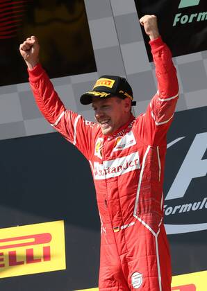 Sebastian Vettel, Scuderia Ferrari, formula 1 GP, Ungarn in Budapest, 30.07.2017 Photo:mspb Stefan Schneider Sebastian Vettel, formula 1 GP, Ungarn