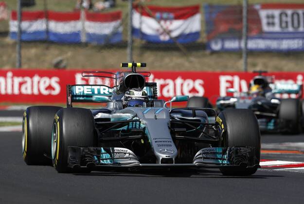 Motorsports: FIA Formula One World Championship WM Weltmeisterschaft 2017, Grand Prix of Hungary, 77 Valtteri Bottas (FIN, Mercedes AMG Petronas F1 Team), Budapest Hungary xHOCHxZWEIx