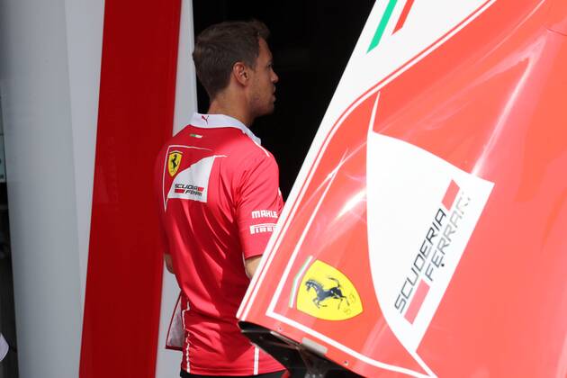 24.08.2017 - Sebastian Vettel (GER) Scuderia Ferrari SF70H Belgian Grand Prix, Spa-Francorchamps 24 - 27 August 2017 24.08.2017 - Sebastian Vettel (GER) Scuderia Ferrari SF70H 