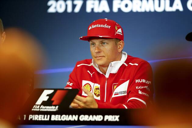 Motorsports: FIA Formula One World Championship WM Weltmeisterschaft 2017, Grand Prix of Belgium, 7 Kimi Raikkonen (FIN, Scuderia Ferrari), Spa-Francorchamps Belgium xHOCHxZWEIx
