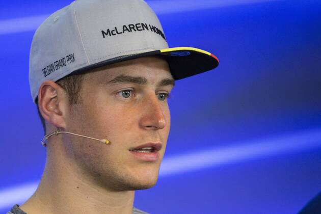 August 24, 2017 - Spa, Belgium - 02 VANDOORNE Stoffel from Belgium of McLaren Honda in the FIA official press conference PK Pressekonferenz during the Formula One Belgian Grand Prix at Circuit de Spa-Francorchamps on August 24, 2017 in Spa, Belgium. F1 Grand Prix of Belgium - Previews - ZUMAn230 20170824_zaa_n230_197 Copyright: xXavierxBonillax