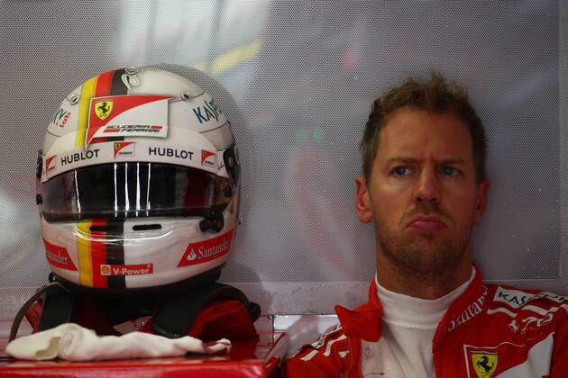 25.08.2017 - Free Practice 1, Sebastian Vettel (GER) Scuderia Ferrari SF70H Belgian Grand Prix, Spa-Francorchamps 24 - 27 August 2017 25.08.2017 - Free Practice 1, Sebastian Vettel (GER) Scuderia Ferrari SF70H 