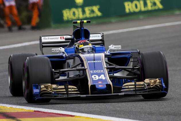 August 25, 2017 - Spa, Belgium - 94 WEHRLEIN Pascal from Germany of Sauber F1 during the Formula One Belgian Grand Prix at Circuit de Spa-Francorchamps on August 25, 2017 in Spa, Belgium. F1 Grand Prix of Belgium - Practice  - ZUMAn230 20170825_zaa_n230_190 Copyright: xXavierxBonillax
