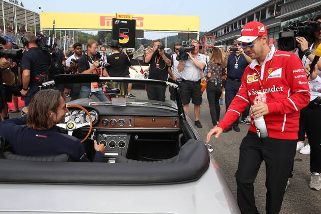 27.08.2017 - Sebastian Vettel (GER) Scuderia Ferrari SF70H Belgian Grand Prix, Spa-Francorchamps 24 - 27 August 2017 27.08.2017 - Sebastian Vettel (GER) Scuderia Ferrari SF70H