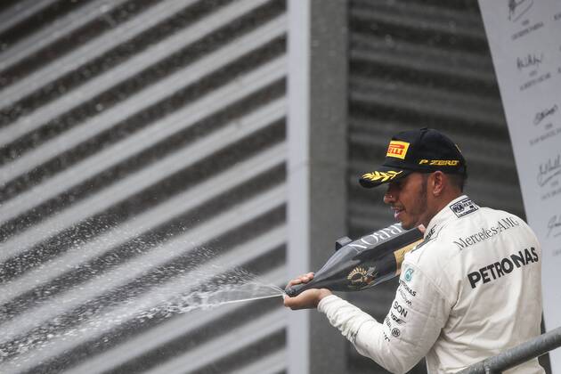 Lewis Hamilton of Great Britain and Mercedes AMG Petronas F1 Team during the Formula 1 Grand Prix of Belgium at Circuit de Spa-Francorchamps, Stavelot, Belgium on 27 August 2017. Copyright: xJamesxGasperottix 16370073