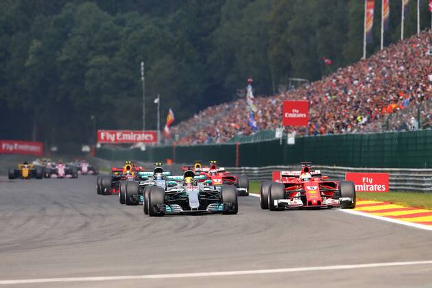 27.08.2017 - Race, Start of the race Belgian Grand Prix, Spa-Francorchamps 24 - 27 August 2017 27.08.2017 - Race, Start of the race 