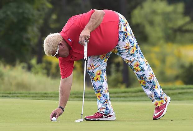 US golf player John Daly attends the D+D REAL Czech Masters tournament within the European Tour in Vysoky Ujezd, Czech Republic, on August 31, 2017. (CTKxPhoto RomanxVondrous) CTKPhotoP201708310843501  vnd 3