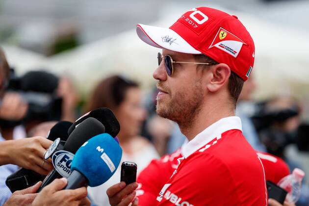 Sebastian Vettel (Scuderia Ferrari), Grosser Preis von Italien 2017, Rennen, Motorsport, Formel 1, 31.08.2017, Monza Copyright: xNeisx Eibner-Pressefotox EP_ans