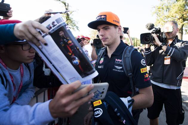 Motorsports: FIA Formula One World Championship WM Weltmeisterschaft 2017, Grand Prix of Italy, 33 Max Verstappen (NLD, Red Bull Racing), Monza Italy xHOCHxZWEIx