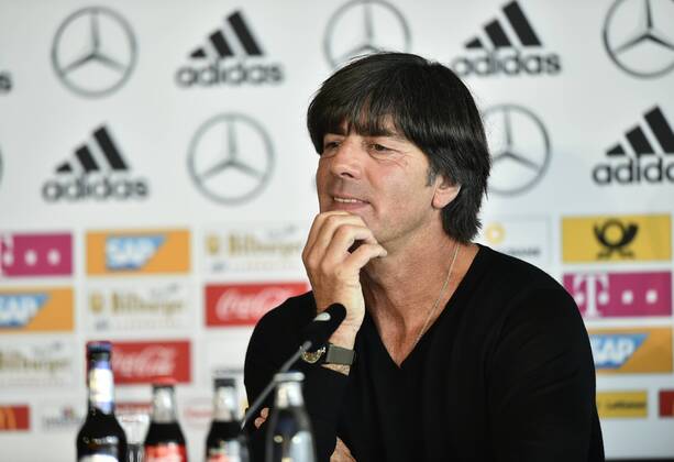 Nationaltrainer Trainer Coach Joachim Jogi Löw (GER) nachdenklich Pressekonferenz PK vor DFB Länderspiel Deutschland GER vs Norwegen NOR WMQ WM-Qualifikation zur FIFA Weltmeisterschaft 2018 Robert Schlienz Stadion, Stuttgart, Deutschland 03.09.2017 Pressekonferenz PK vor DFB Länderspiel Deutschland GER vs Norwegen NOR WMQ