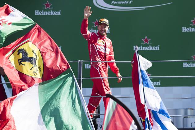 Motorsports: FIA Formula One World Championship WM Weltmeisterschaft 2017, Grand Prix of Italy, 5 Sebastian Vettel (GER, Scuderia Ferrari), Monza Italy xHOCHxZWEIx