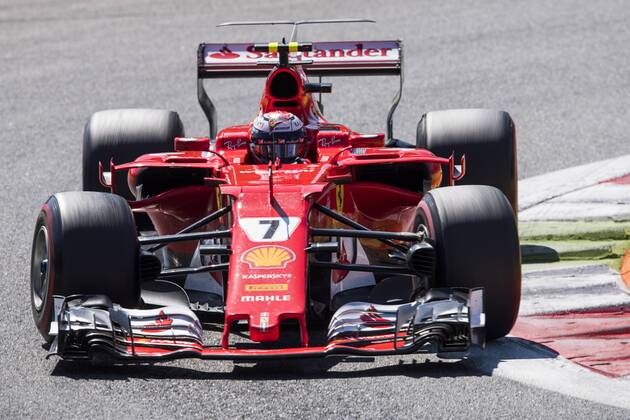 Motorsports: FIA Formula One World Championship WM Weltmeisterschaft 2017, Grand Prix of Italy, 7 Kimi Raikkonen (FIN, Scuderia Ferrari), Monza Italy xHOCHxZWEIx