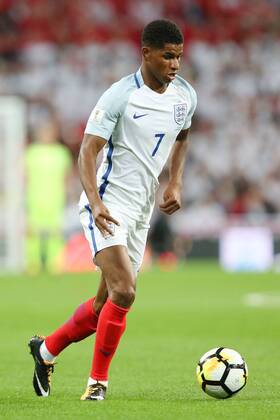 EnglandÕs Marcus Rashford during the World Cup Qualifying - European - Group F match at Wembley Stadium, London. Picture date 4th September 2017. Picture credit should read: Charlie Forgham-Bailey Sportimage EDITORIAL USE ONLY. No use with unauthorised audio, video, data, fixture lists, club league logos or live services. Online in-match use limited to 120 images, no video emulation. No use in betting, games or single club league player publications.