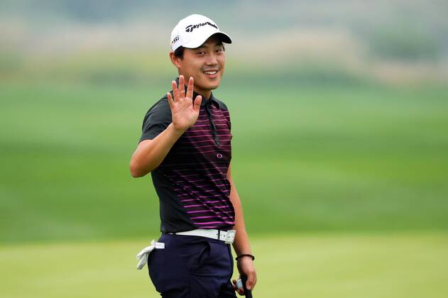 BEIJING, CHINA - SEPTEMBER 15: Seungyun Lee of South Korea in action during the second round of The Beijing Classic (Golf) as part of China Tour at Beijing Topwin Golf Country Club on September 15, 2017 in Beijing, China.  Copyright: xVCGx CFP111127138337 