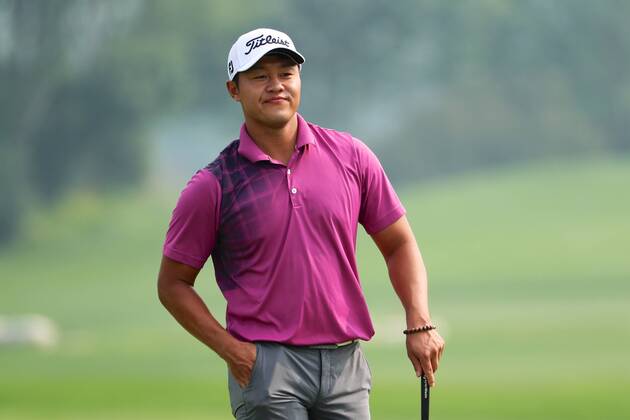 BEIJING, CHINA - SEPTEMBER 15: Sunil Jung of Canada in action during the second round of The Beijing Classic (Golf) as part of China Tour at Beijing Topwin Golf Country Club on September 15, 2017 in Beijing, China.  Copyright: xVCGx CFP111127138339 