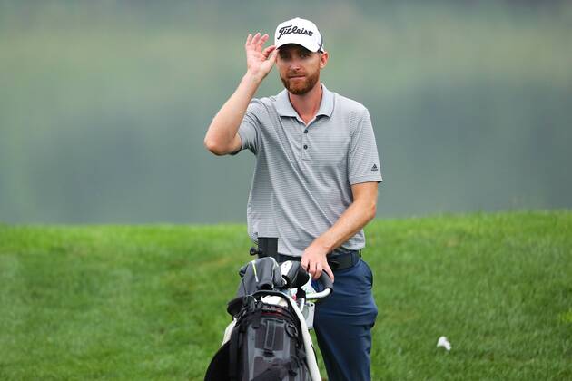 BEIJING, CHINA - SEPTEMBER 15: Garrett Sapp of the United States in action during the second round of The Beijing Classic (Golf) as part of China Tour at Beijing Topwin Golf Country Club on September 15, 2017 in Beijing, China.  Copyright: xVCGx CFP111127138325 
