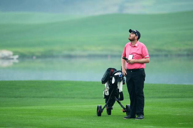 BEIJING, CHINA - SEPTEMBER 15: Deyen Lawson of Australia in action during the second round of The Beijing Classic (Golf) as part of China Tour at Beijing Topwin Golf Country Club on September 15, 2017 in Beijing, China.  Copyright: xVCGx CFP111127138322 
