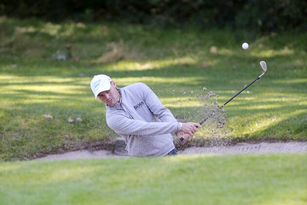 the German Major Winner and best German Golfers Martin Kaymer ger the Golf tournament in Frankfurt Golf Club Host is The Private bank Berenberg Swing Bunker Shot Sand Frankfurt at Main Copyright: xRoskaritzx Eibner-Pressefotox EP_hein_rrz