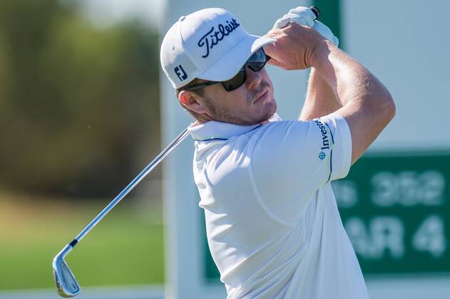 George Coetzee during day 2 of the European Tour - Portugal Masters 2017 at Dom Pedro Victoria Golf Course, Vilamoura, Portugal on 22 September 2017. Copyright: xMatthewxBuchanx 16770041