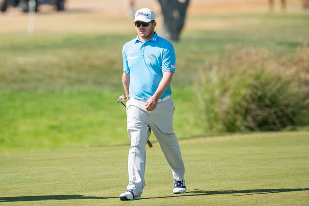 George Coetzee during day 4 of the European Tour - Portugal Masters 2017 at Dom Pedro Victoria Golf Course, Vilamoura, Portugal on 24 September 2017. Copyright: xMatthewxBuchanx 16770256