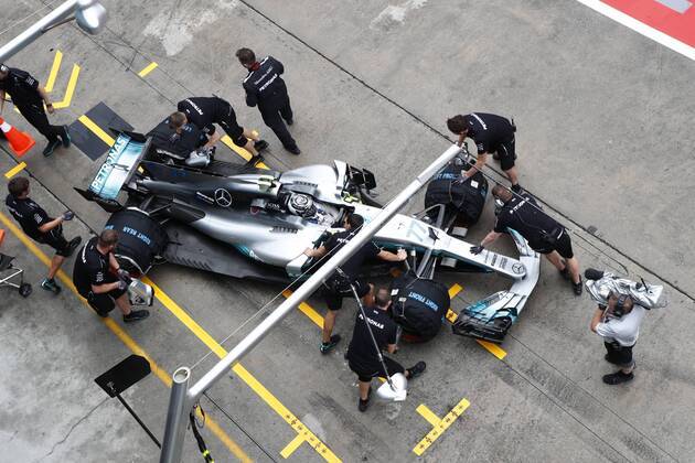 Motorsports: FIA Formula One World Championship WM Weltmeisterschaft 2017, Grand Prix of Malaysia, 77 Valtteri Bottas (FIN, Mercedes AMG Petronas F1 Team), Sepang Malaysia