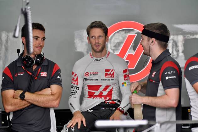 Romain Grosjean (FRA 8), Haas F1 Team, Grosser Preis von Malaysia 2017, 1tes freies Training, Motorsport, Formel 1, 29.09.2017, Kuala Lumpur Copyright: xAndre Eibner-Pressefotox EP_JAE