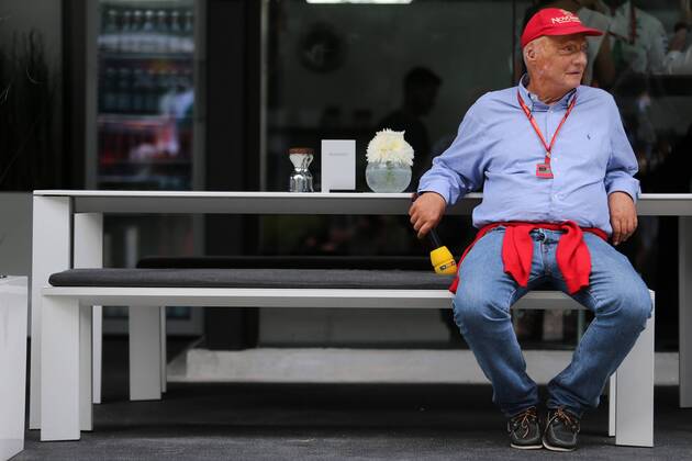 Bilder des Tages - SPORT 30.09.2017 - Free Practice 3, Nikki Lauda (AU), Mercedes Malaysian Grand Prix, Sepang 28 September - 1 October 2017 30.09.2017 - Free Practice 3, Nikki Lauda (AU), Mercedes 