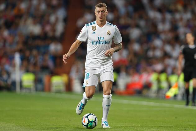 Toni Kroos (Real), OCTOBER 1, 2017 - Football Soccer : Spanish La Liga Santander match between Real Madrid CF 2-0 RCD Espanyol at the Santiago Bernabeu Stadium in Madrid, Spain. Noxthirdxpartyxsales  (heha036535)